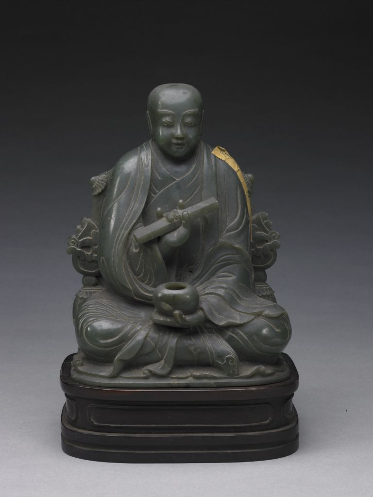 碧玉十八罗汉-毕那楂拉哈拔喇錣囗尊者之正面